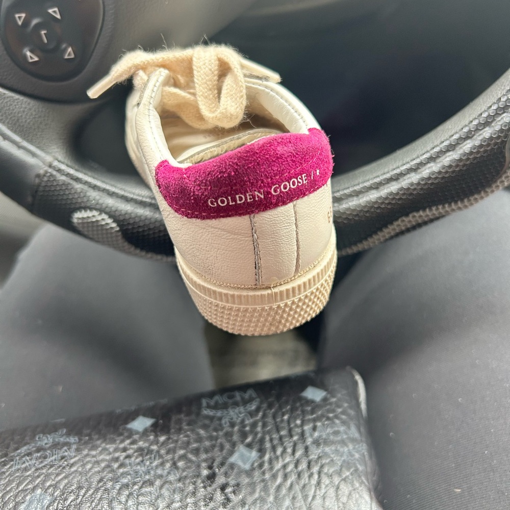 Golden Goose Kids Shoes - Cream and Pink